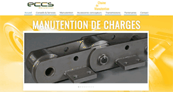 Desktop Screenshot of eccs-manutention.fr