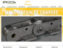 Tablet Screenshot of eccs-manutention.fr